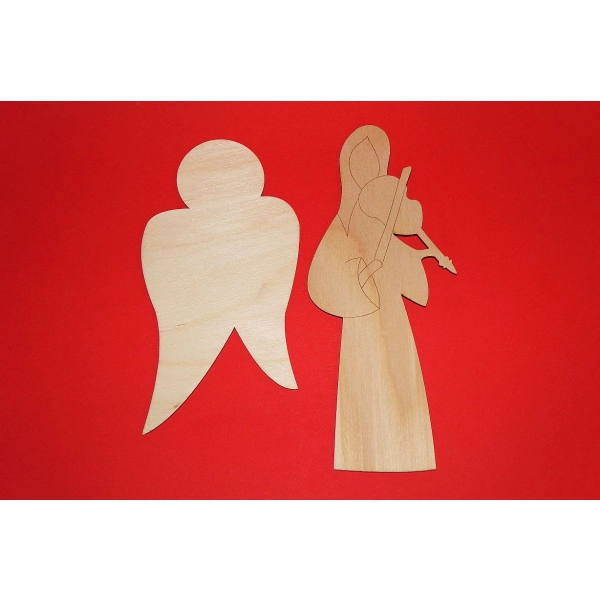 anioł do decoupage, anioły do zdobienia, drewniane anioły, aniołki drewniane,