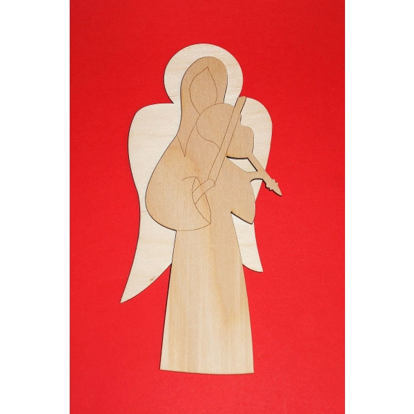 anioł do decoupage, anioły do zdobienia, drewniane anioły, aniołki drewniane,