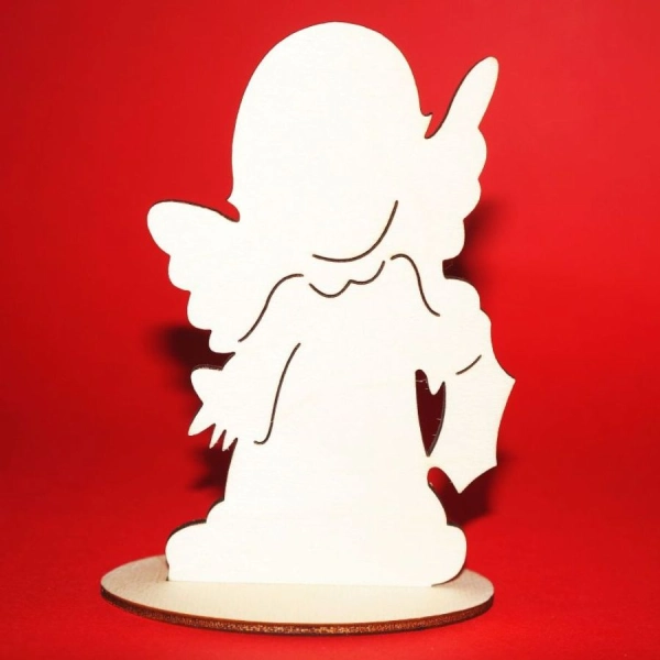 anioł do decoupage, anioły do zdobienia, drewniane anioły, aniołki drewniane,