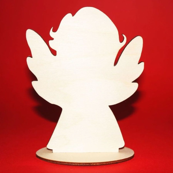 anioł do decoupage, anioły do zdobienia, drewniane anioły, aniołki drewniane,