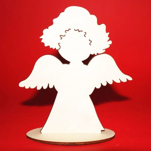 anioł do decoupage, anioły do zdobienia, drewniane anioły, aniołki drewniane,