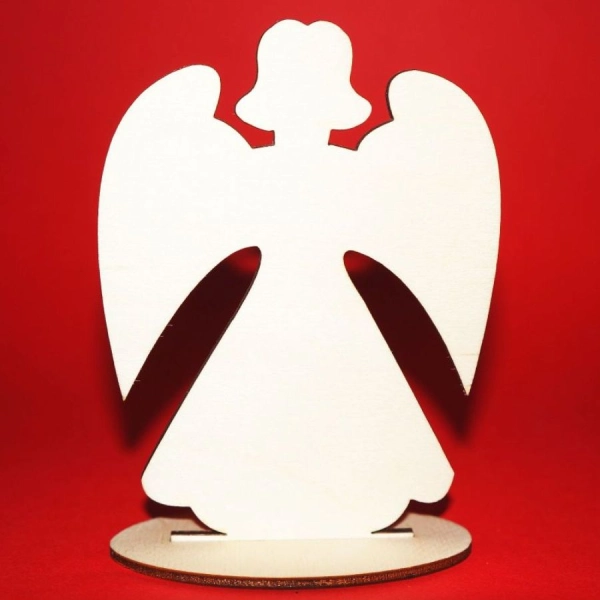 anioł do decoupage, anioły do zdobienia, drewniane anioły, aniołki drewniane,