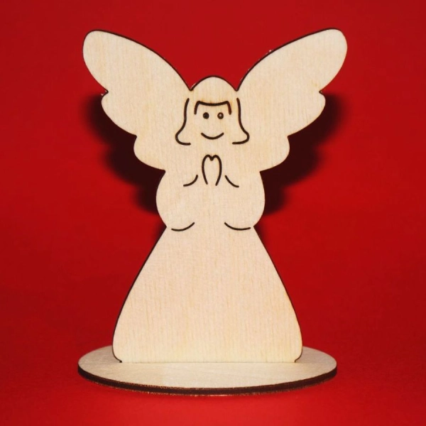 anioł do decoupage, anioły do zdobienia, drewniane anioły, aniołki drewniane,