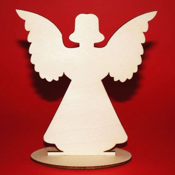 anioł do decoupage, anioły do zdobienia, drewniane anioły, aniołki drewniane,