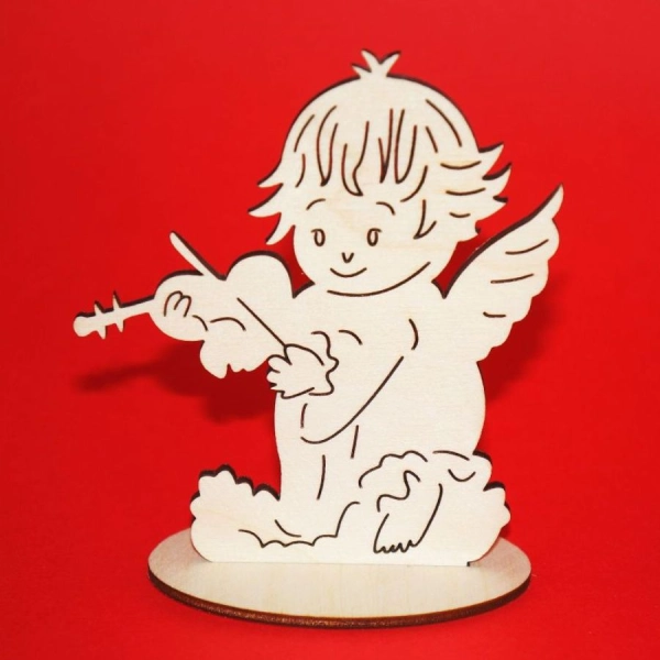 anioł do decoupage, anioły do zdobienia, drewniane anioły, aniołki drewniane,