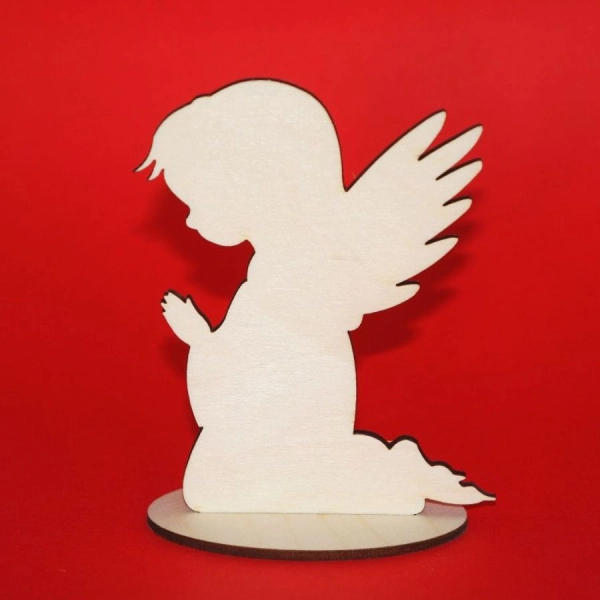 anioł do decoupage, anioły do zdobienia, drewniane anioły, aniołki drewniane,