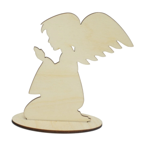 anioł do decoupage, anioły do zdobienia, drewniane anioły, aniołki drewniane,