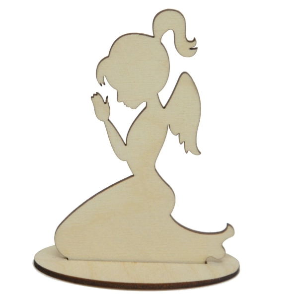 anioł do decoupage, anioły do zdobienia, drewniane anioły, aniołki drewniane,