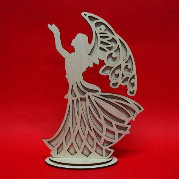 anioł do decoupage, anioły do zdobienia, drewniane anioły, aniołki drewniane