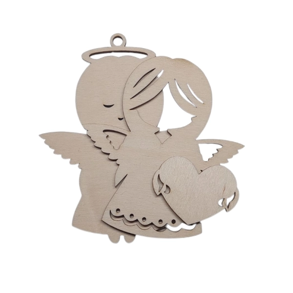 Anioł drewniany składany N2