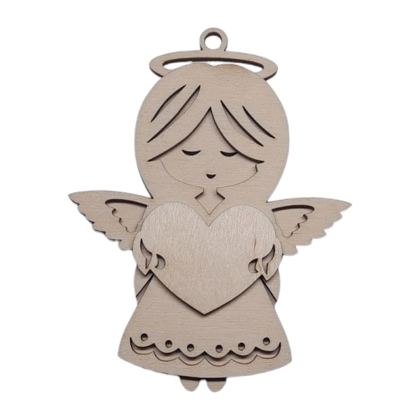 Anioł drewniany składany N2