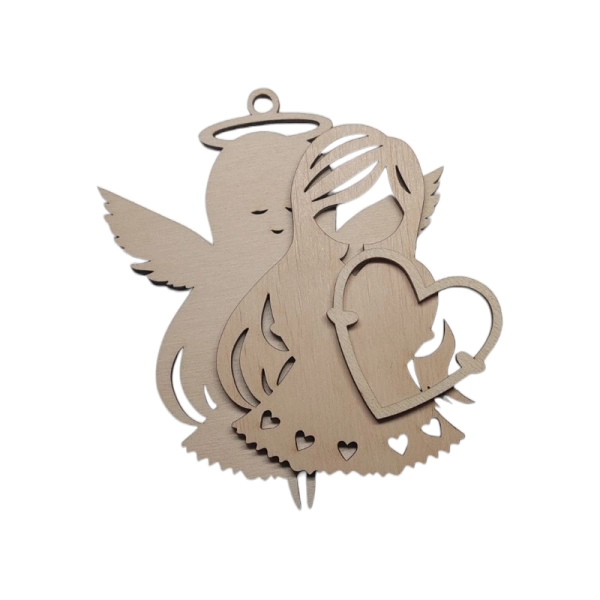 Anioł drewniany składany N3