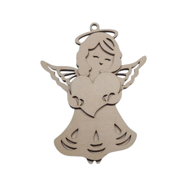 Anioł drewniany składany N4