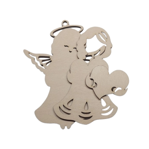 Anioł drewniany składany N4