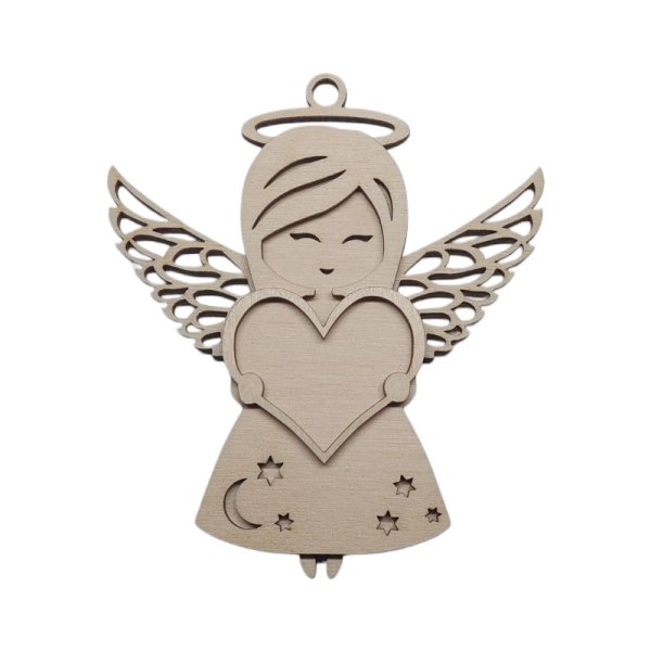 Anioł drewniany składany N5