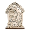 Szopka 3D ze sklejki