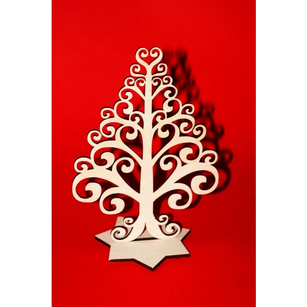 choinki decoupage, choinka drewniana decoupage, drewniane choinki do zdobienia, choinki do decoupage