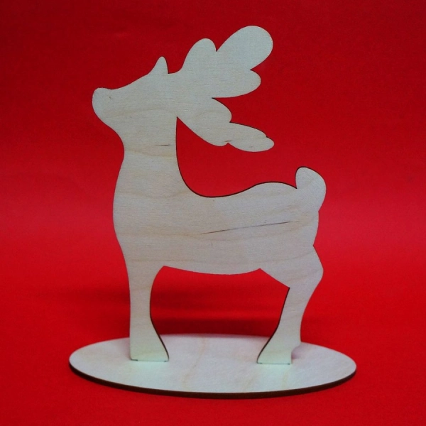 renifer ozdoba decoupage