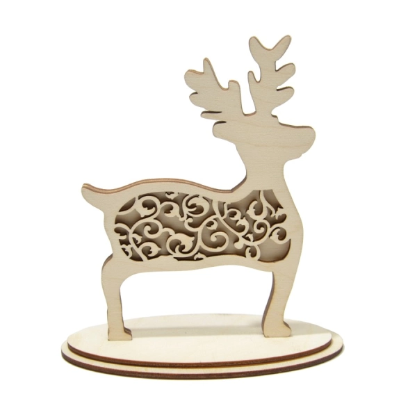 renifer rustykalny drewniany decoupage boże narodzenie sklep internetowy