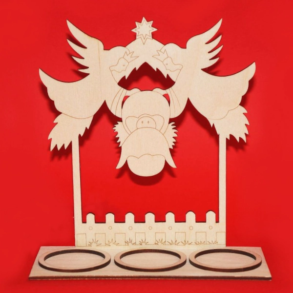 świecznik drewniany sklep internetowy decoupage