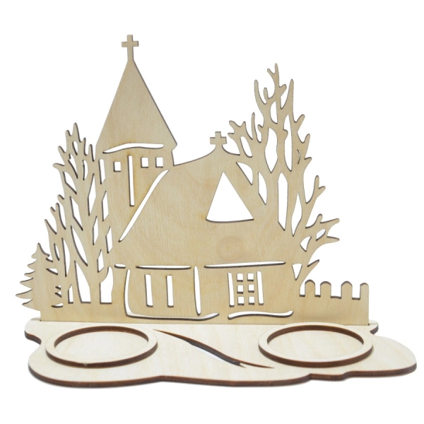 świecznik drewniany decoupage boże narodzenie sklep internetowy