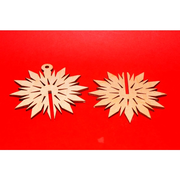 bombka drewniana do decoupage Boże Narodzenie 