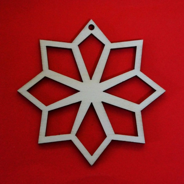 Bożonarodzeniowa zawieszka "Śnieżynka N16"