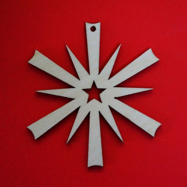 zawieszka śnieżka decoupage