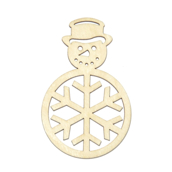 boże narodzenie zawieszka bombka ażur decoupage sklejka ozdoby  drewniane