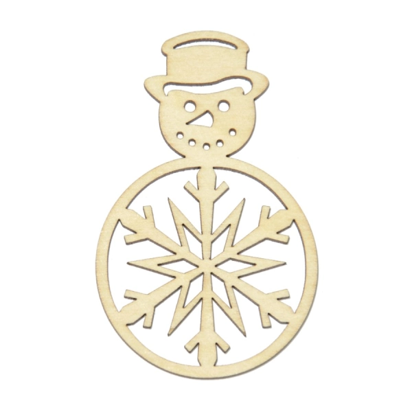 boże narodzenie zawieszka bombka ażur decoupage sklejka ozdoby  drewniane