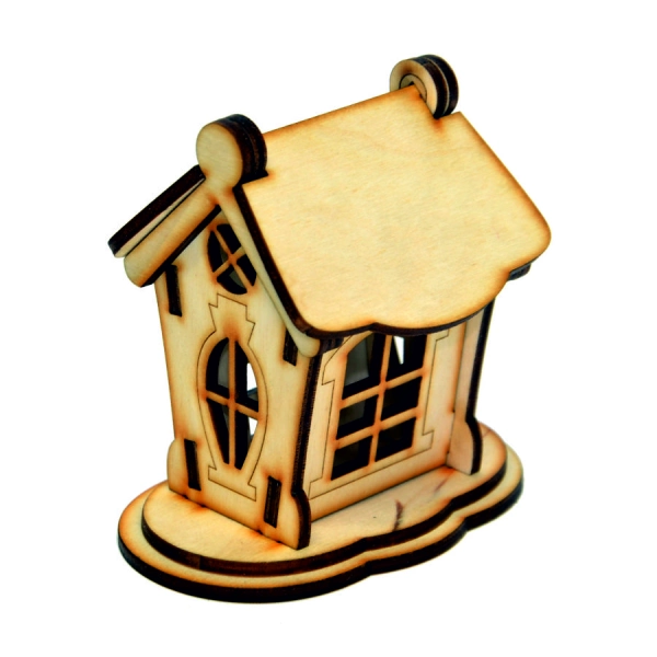 Drewniany MINI lampion