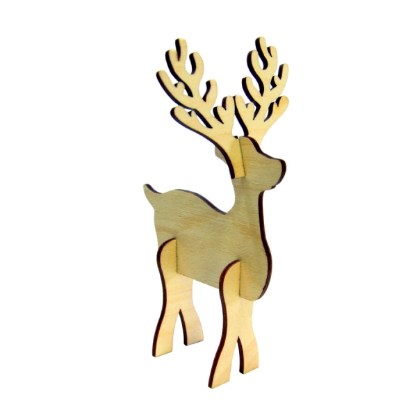 renifer drewniany sklep internetowy decoupage, Mały renifer decoupage, mały renifer do zdobienia
