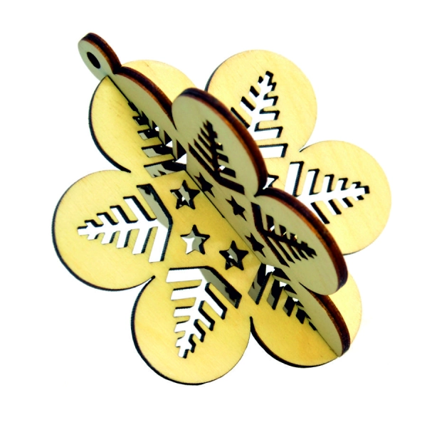 bombka drewniana do decoupage Boże Narodzenie