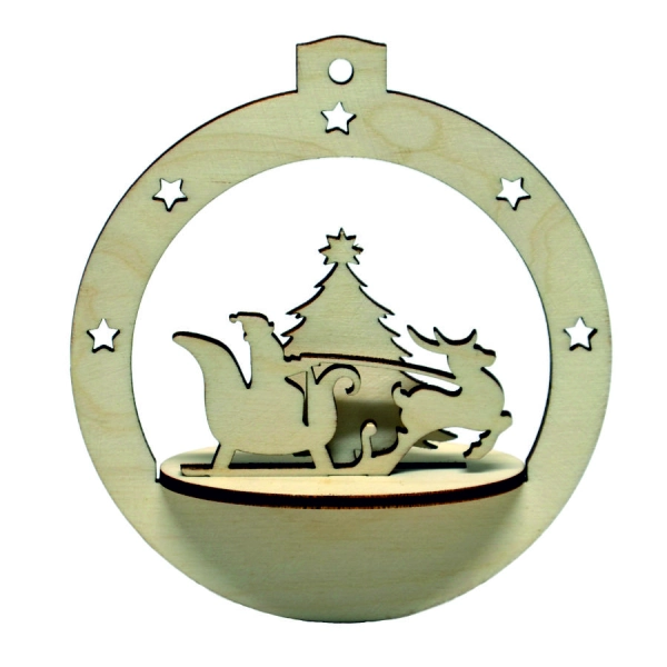 Bożonarodzeniowa "Bombka 3D N8"