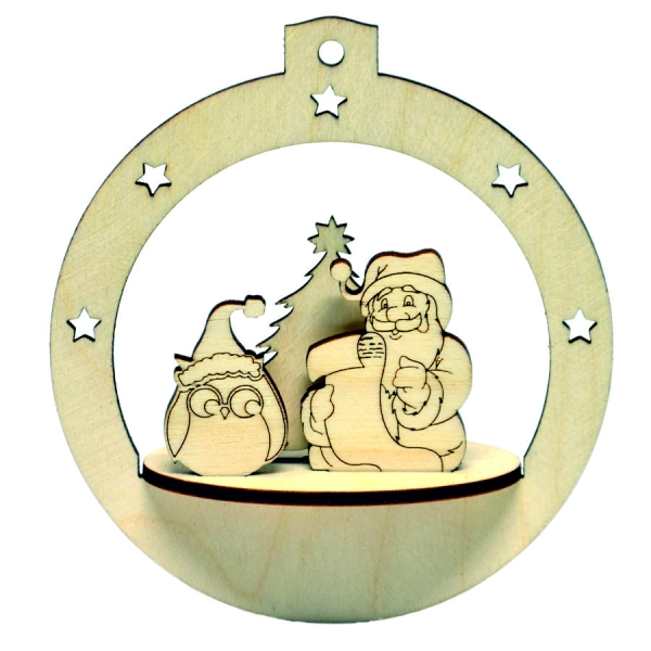 Bożonarodzeniowa "Bombka 3D N9"