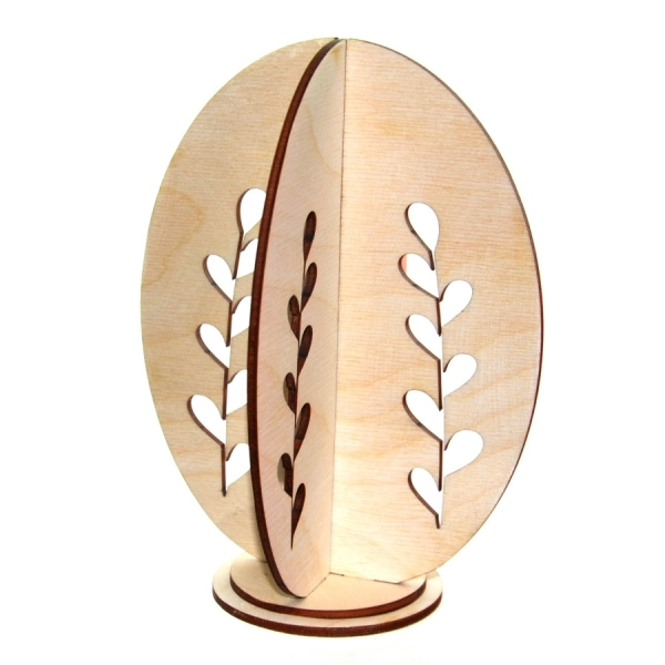 Drewniana wielkanocna ozdoba duża N5 do decoupage