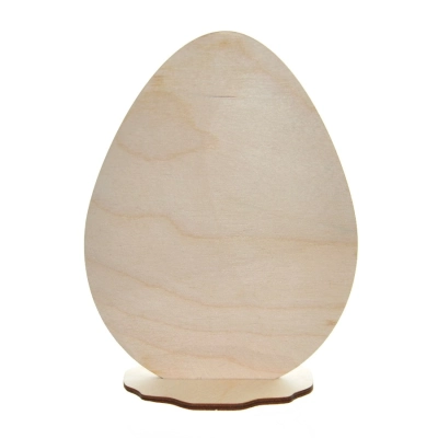 Drewniane Jajko proste MAŁE Wielkanoc