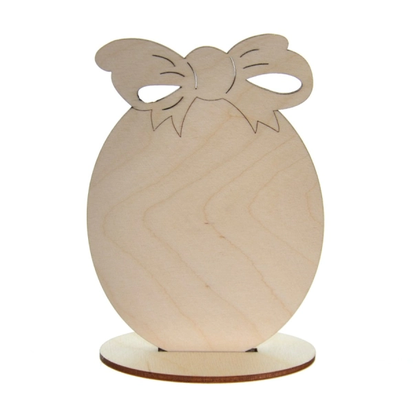 Drewniana wielkanocna ozdoba mała N8 do decoupage