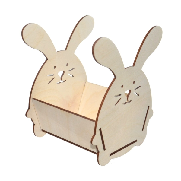 Drewniane wielkanocne pudełko N1