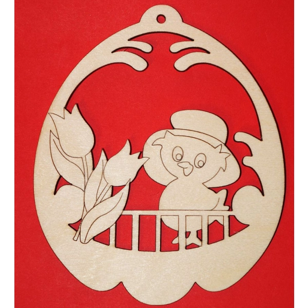 zawieszka wielkanocna drewniana sklep internetowy decoupage