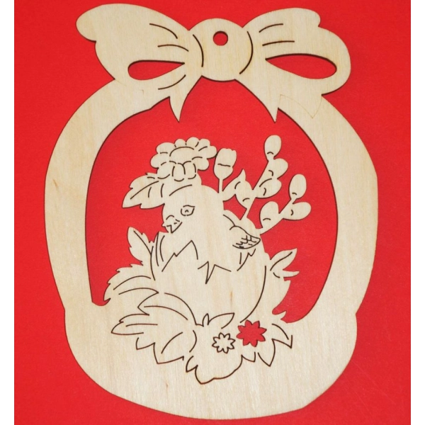 zawieszka wielkanocna drewniana sklep internetowy decoupage