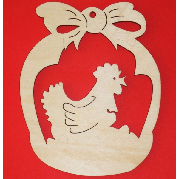 zawieszka wielkanocna drewniana sklep internetowy decoupage