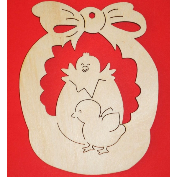 zawieszka wielkanocna drewniana sklep internetowy decoupage