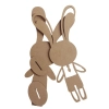 Drewniana wielkanocna Pan zając