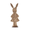Drewniana wielkanocna Pani zając N3