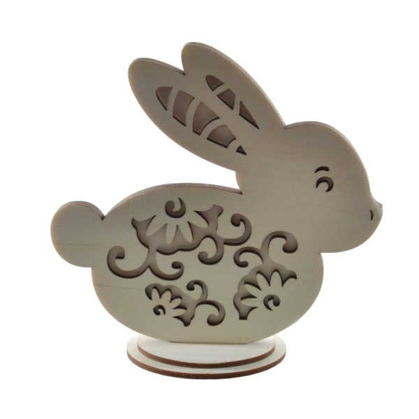 Drewniana wielkanocna ozdoba rustykalna N1 do decoupage