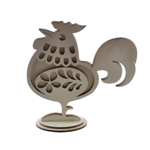 Drewniana wielkanocna ozdoba rustykalna N2