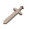 Baza do breloczka miecz minecraft 12cm sklejka 5mm