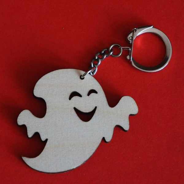 brelok do decoupage, breloki do zdobienia, breloczki do zdobienia, breloczek duch