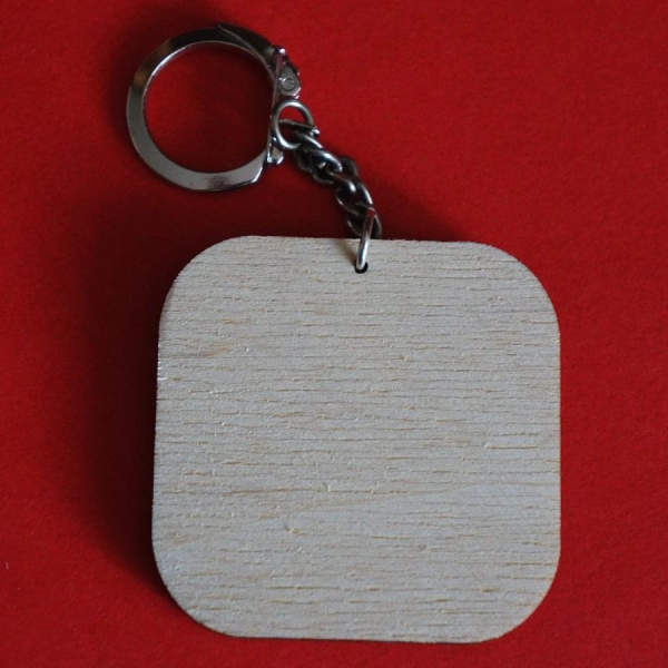 brelok do decoupage, breloki do zdobienia, breloczki do zdobienia, breloczek kwadrat